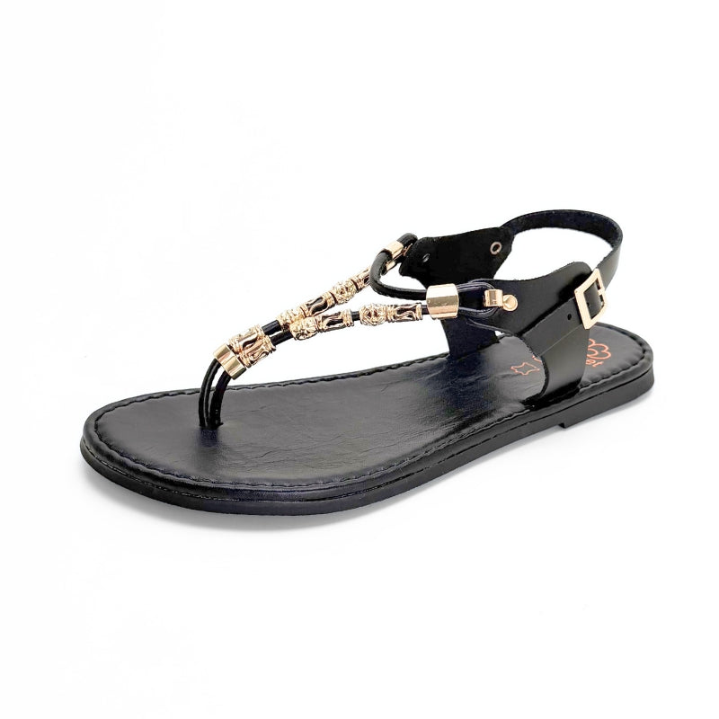 Porronet 3205 sandalia de dedo negra
