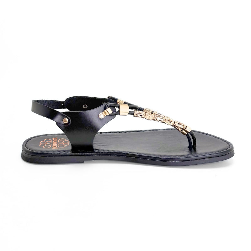 Porronet 3205 sandalia de dedo negra