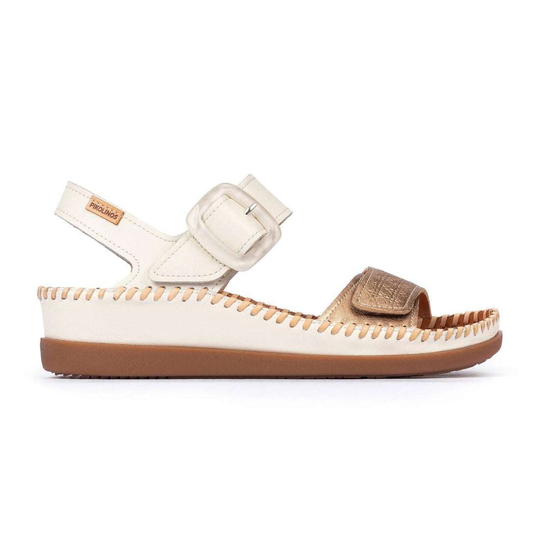 Pikolino W8K-0555C1 Sandalia mujer velcro nata