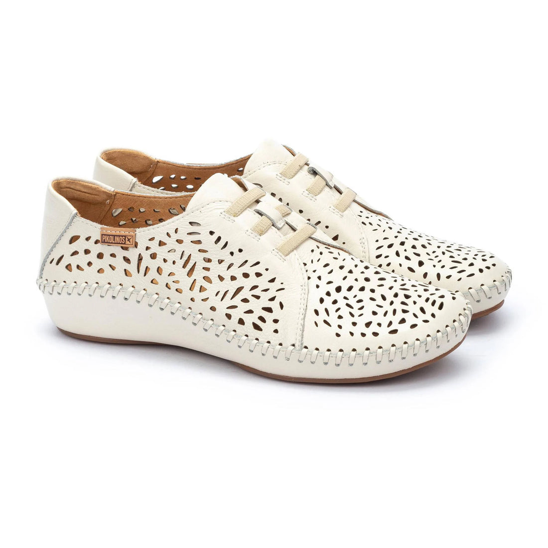 Pikolinos 655-4783 Zapato calado mujer nata