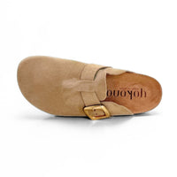 Yokono 650 Zueco de serraje mushroom mujer
