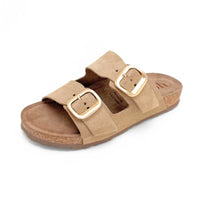 Yokono JERBA-700 Sandalia camel doble hebilla