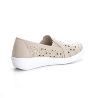 Cutillas 38465 Zapatilla casual calada platino