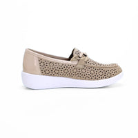 Cutillas 38475 Mocasín calado beige