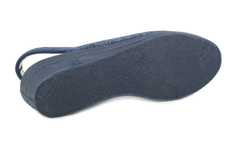 DOCTOR CUTILLAS 9826 Sandalia confort brillo marino