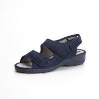 Cutillas 21739 Sandalia tres velcros marino