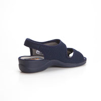 Cutillas 21739 Sandalia tres velcros marino