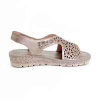 Doctor Cutillas 35334 Sandalia calada taupe velcro