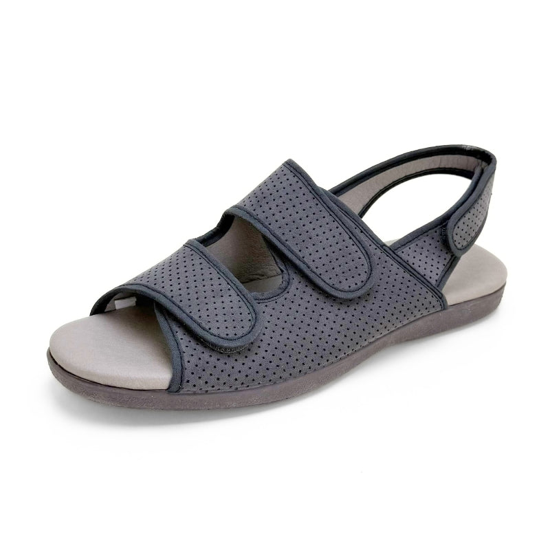 Garzón 6700.199 Sandalia hombre 3 velcros antracita