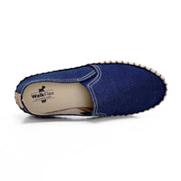 Garzón 13211.085 Zapatilla de lona hombre marino con elásticos