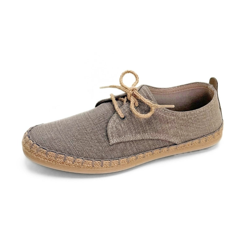 WalkFlex 13411.085 Zapato de esparto taupe con cordones