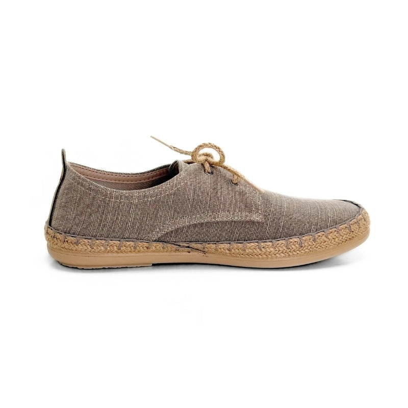 WalkFlex 13411.085 Zapato de esparto taupe con cordones