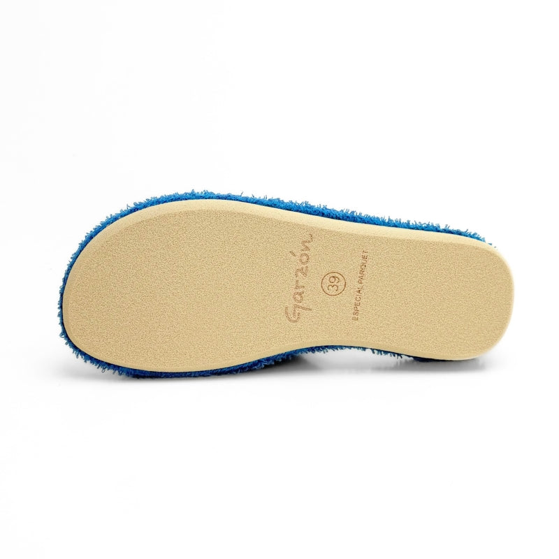 Garzón P410.130 Zapatilla de ir por casa rizo savia