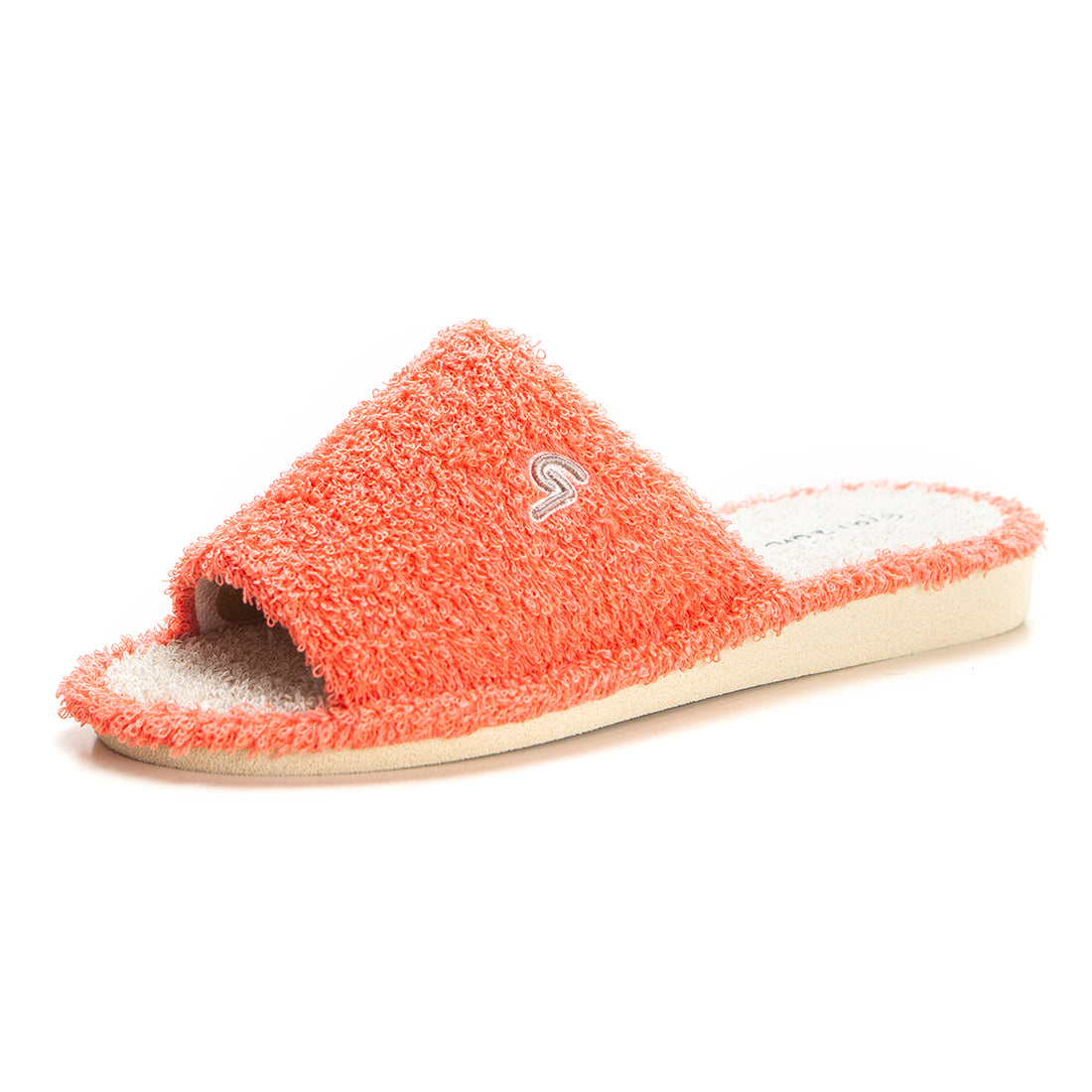 Garzón P410.130 Zapatilla de ir por casa rizo coral arena