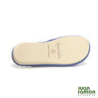 Garzón P460.130 Zapatilla de ir por casa rizo indigo