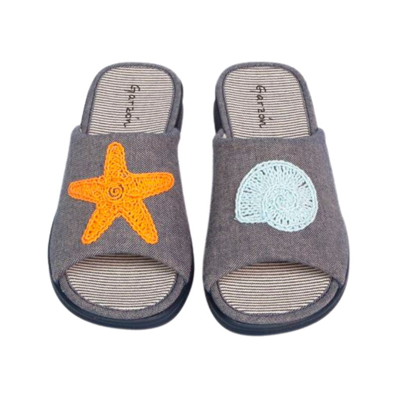 Garzón 2537.119 Zapatilla de estar por casa destalonada playa marino