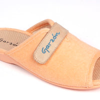 Garzón 7171.111 Zapatilla de estar por casa velcro rizo índigo