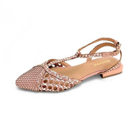 Gioseppo Jhelum sandalia trenzada nude