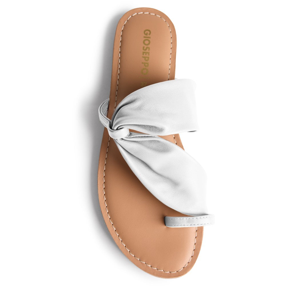 Gioseppo 79275 Kiserian sandalia plana blanca