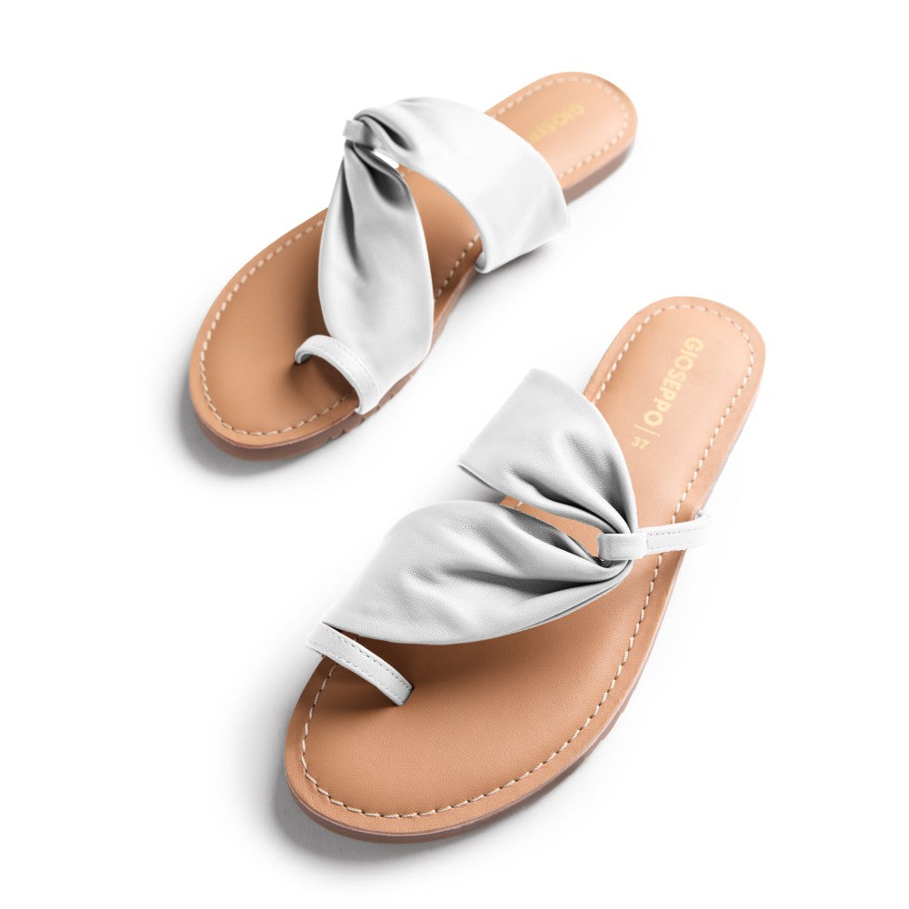 Gioseppo 79275 Kiserian sandalia plana blanca