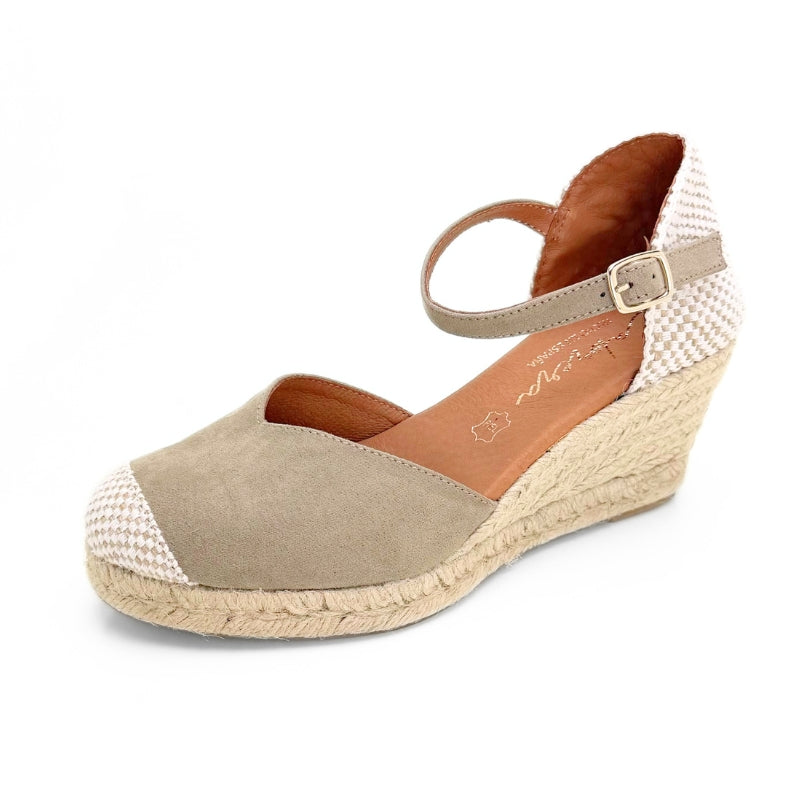 Cabrera 29-5 Alpargata de cuña arena