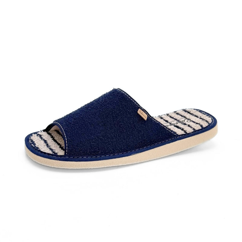 Cabrera 2944/26 Zapatilla de casa rizo azul
