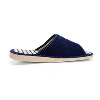 Cabrera 2944/26 Zapatilla de casa rizo azul