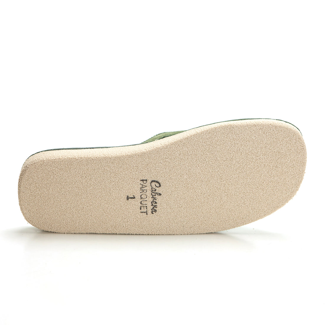 Cabrera 2883 Zapatilla de casa destalonada hombre oliva