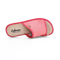 71783 - Cabrera 2427/26 Zapatilla de casa calada rosa
