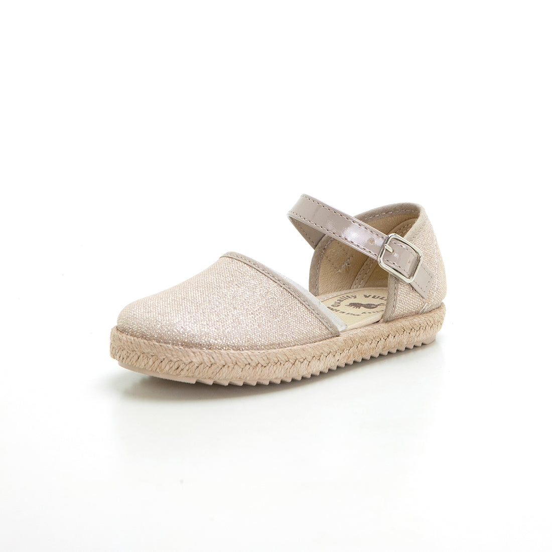 Zapatilla de lona tipo valenciana niña Vulladi 7356-605 beige