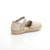 Zapatilla de lona tipo valenciana niña Vulladi 7356-605 beige