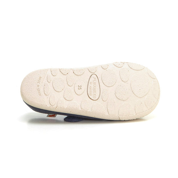 Zapatilla Lona Barefoot Infantil Vulladi 8197-558 Tejano