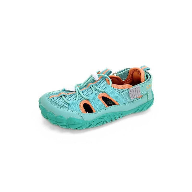Saguaro Breeze III Sandalia cerrada infantil barefoot celeste