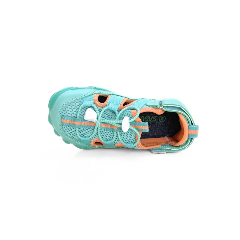 Saguaro Breeze III Sandalia cerrada infantil barefoot celeste