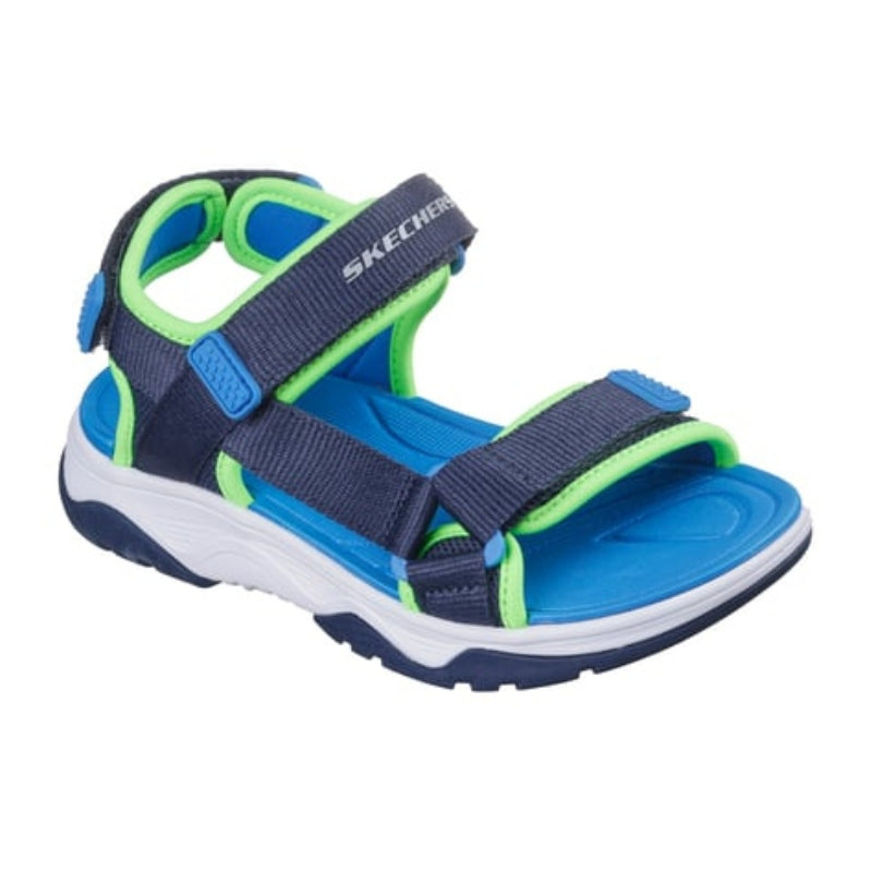 Skechers 407013L Sandalia niño velcros marino