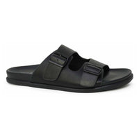 LOIS 86125 Sandalia hombre destalonada hebillas negro