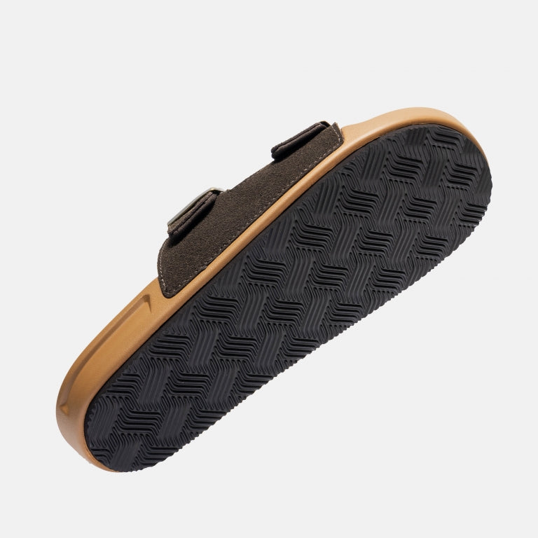 Joma Rain Chancla 2 hebillas hombre marrón