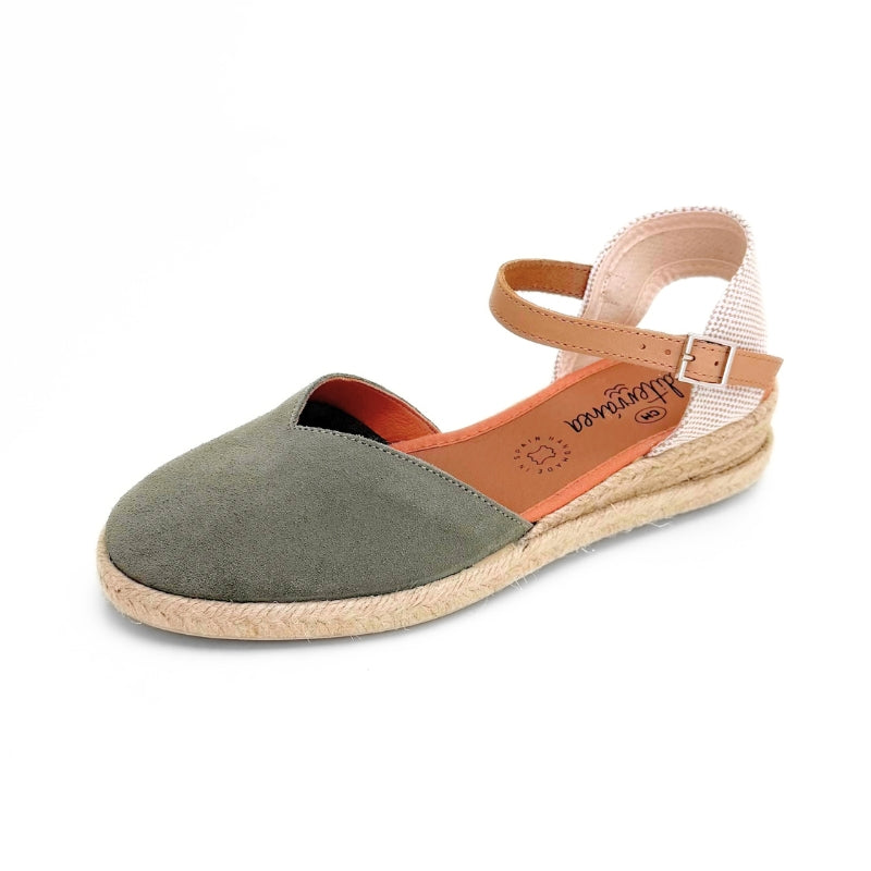 Mediterranea 72243 Alpargata kaki con correa