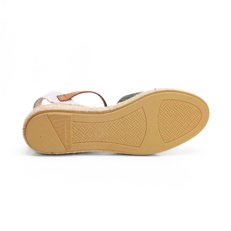 Mediterranea 72243 Alpargata kaki con correa