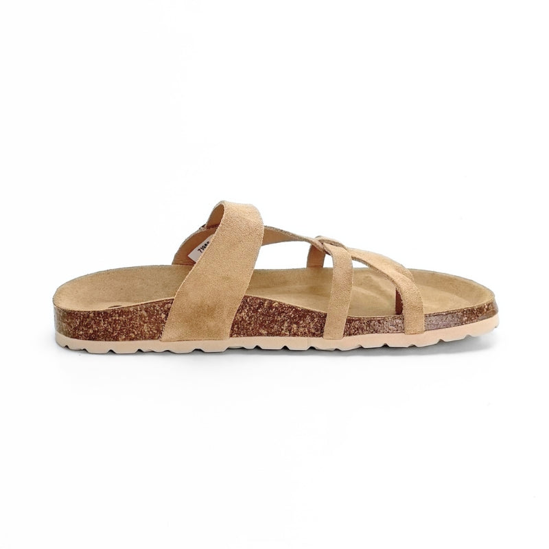 Nenic Alba sandalia dedo beige