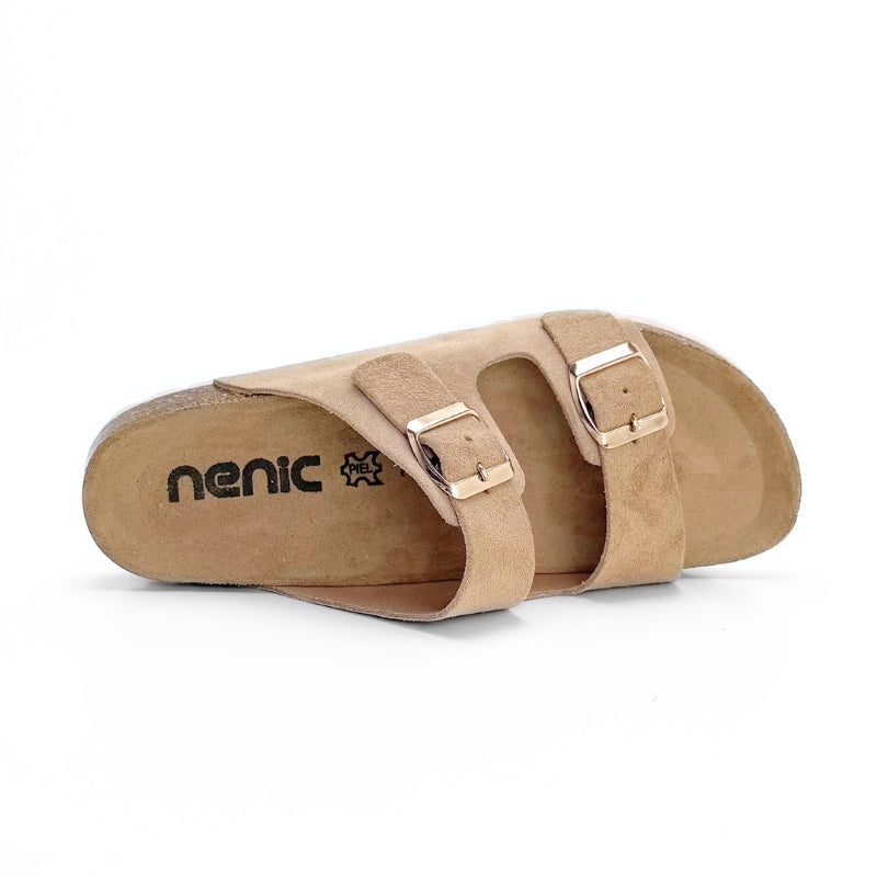 Nenic Milan Ana pala beige de piel