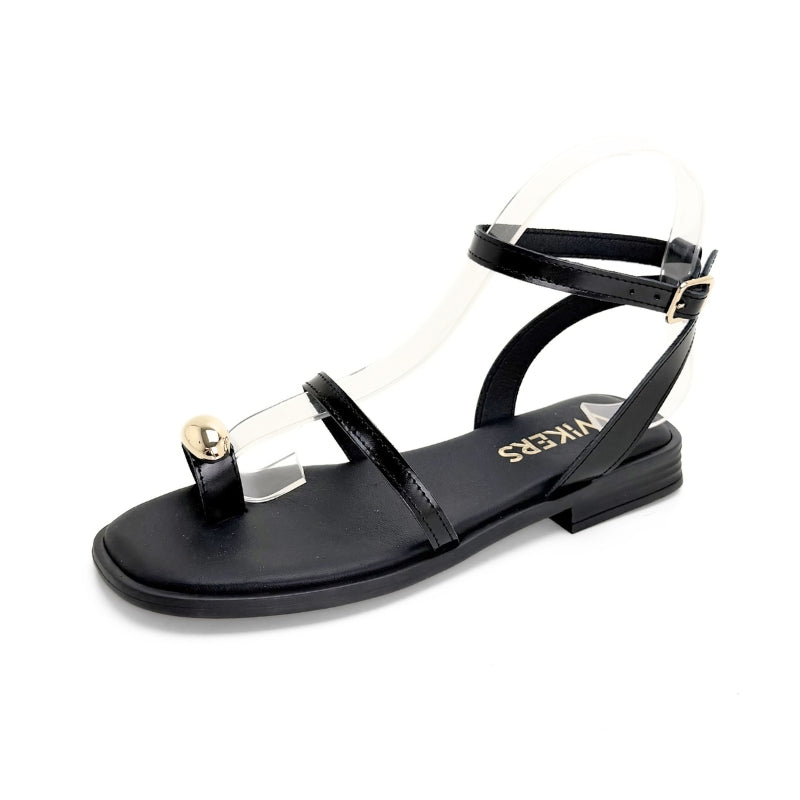 Wikers 162829 sandalia negra de dedo