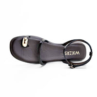 Wikers 162829 sandalia de dedo negra
