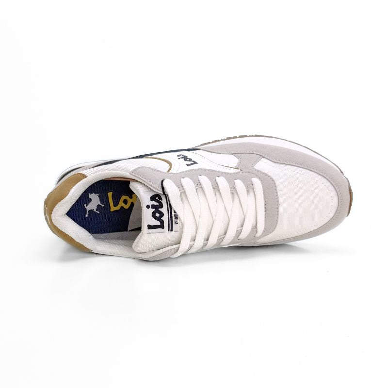 Lois 64525 Deportiva jogging retro blanco marino