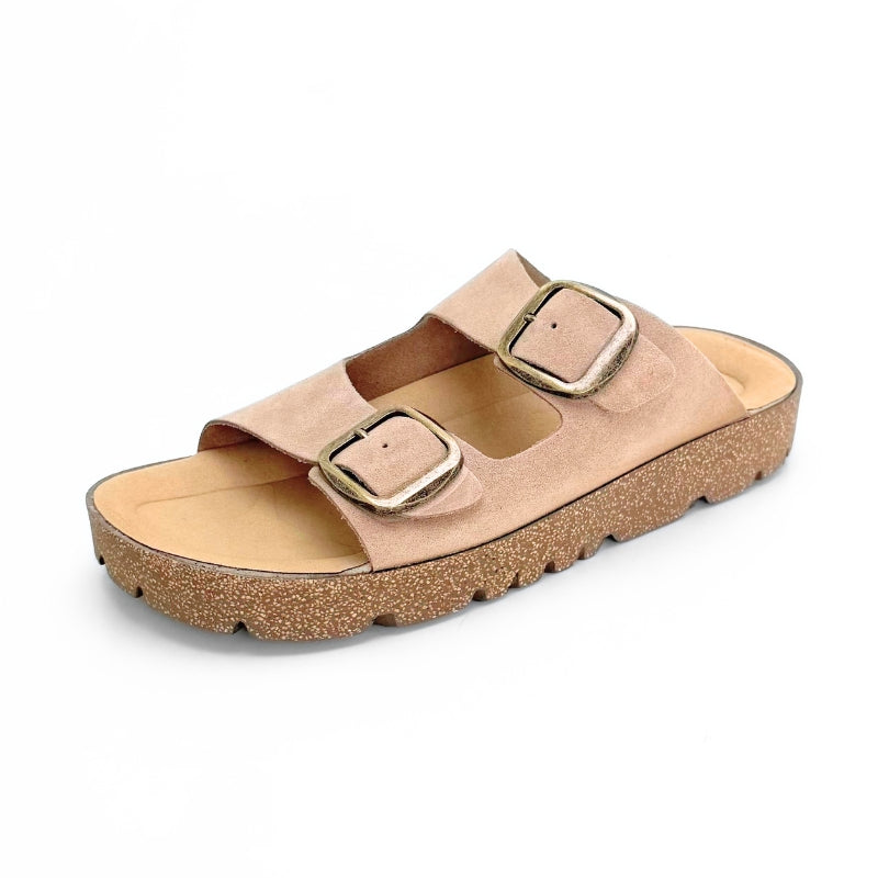 Ibiza Coco 2710 Pala beige con doble hebilla