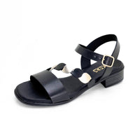 Wikers 14807 sandalia negra tacón