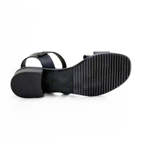 Wikers 14807 sandalia negra tacón