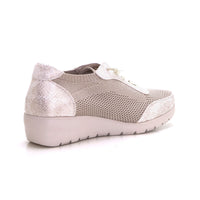 Treintas L4350 Zapatilla con cuña baja beige
