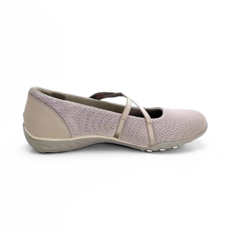 Skechers 100771 Bailarina mercedes velcro taupe