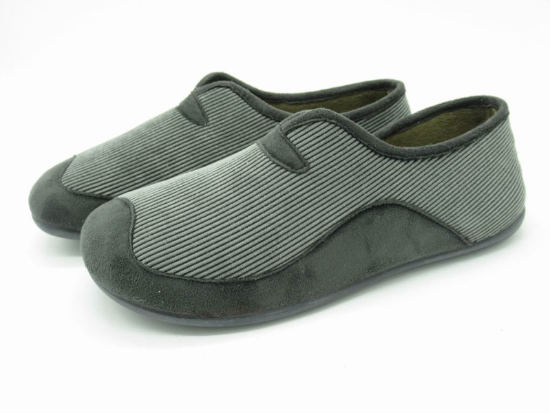 Calzamur 1006 Zapatilla de estar por casa hombre pana marengo